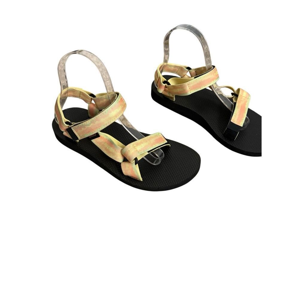 Teva Original Universal Tie Dye Sorbet Yellow Sandals Women’s Size 7